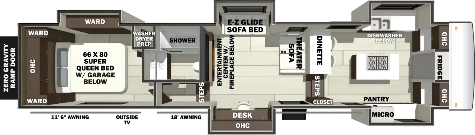 FOREST RIVER RIVERSTONE 42FSKG