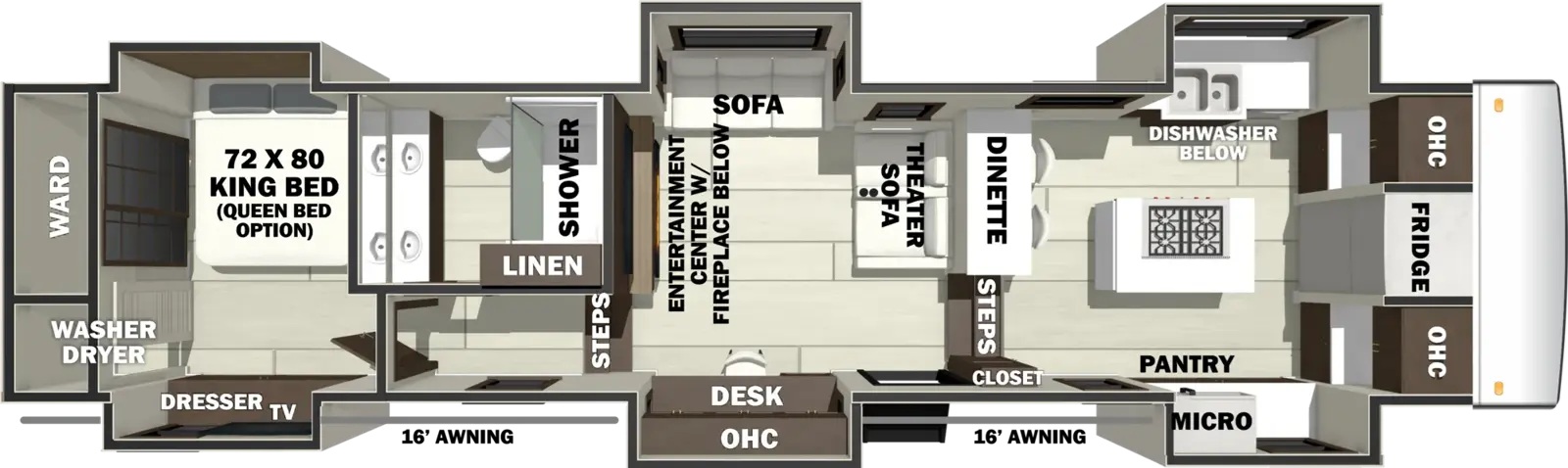 FOREST RIVER RIVERSTONE 421FK