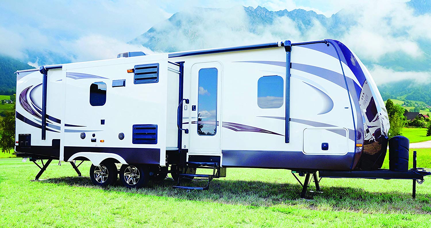 Electric Stabilizer Jack Kit with Black Waterproof Switch Kit RV Gulf