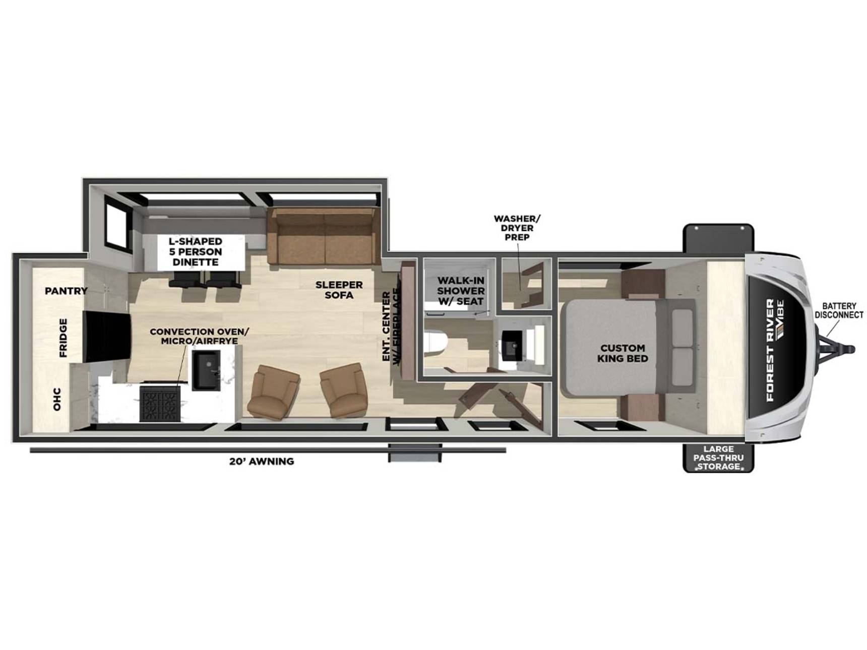FOREST RIVER VIBE 2600RK