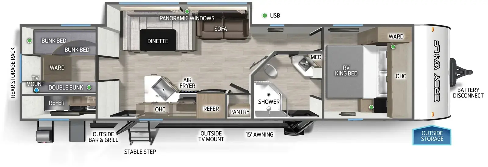 CHEROKEE GREY WOLF 29TE